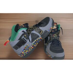 Nike Air Raid Retro Dark Grey/Black-Multi-Color Size 11.5
